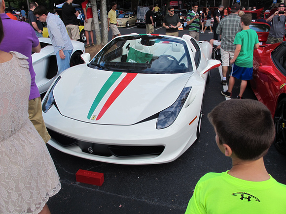 A Ferrari sporting the "Italian Look"