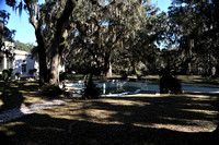 Fountain and pool, RJ Reynolds estate, Sapelo Island, Georgia