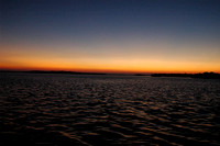 Final light of sunset in Tarpon Bay