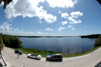 View from the observation tower along Wildlife Drive