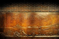 Close-up of the FDNY 9/11 Memorial