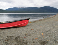 Shoreline, Lake Te Anau, Fiordland, South Island, New Zealand