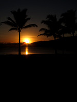 Sunrise over the Coral Sea, Cairns, Queensland, Australia