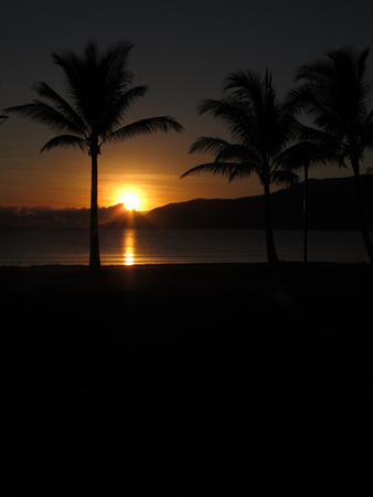 Sunrise over the Coral Sea, Cairns, Queensland, Australia