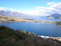 Lake Wakatipu and Queenstown from Skipper's Canyon area