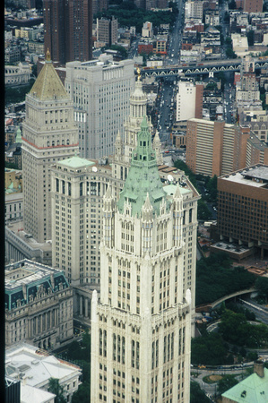 Close-up of Woolworth Building