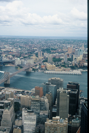Looking Across the East River from the 92nd floor, North Tower