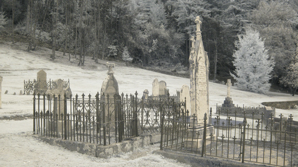 Cemetery at base of Bob's Peak, Queenstown, New Zealand