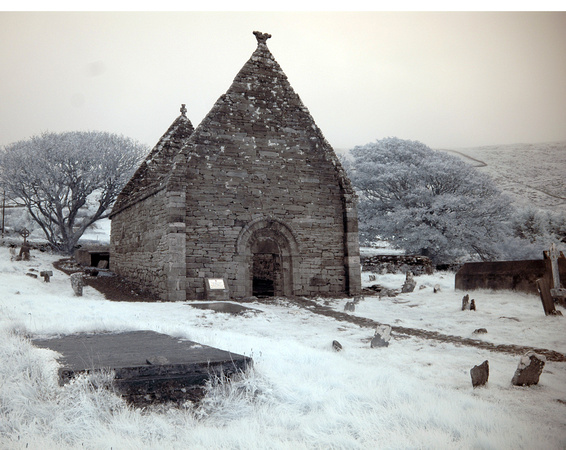 Kilmakedor Church (circa 600 AD), County Kerry, Ireland