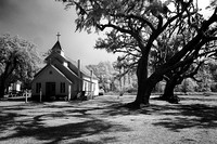 St. Luke's Church - Hog Hammock - Sapelo Island - Infrared Image - David Batley